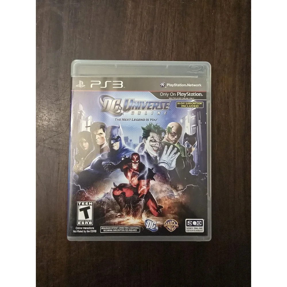PS3 DC Universe Online Video Game The Next Legend is You Multiplayer Online 720p